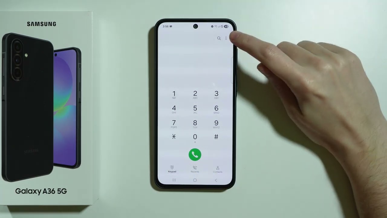 Samsung Galaxy A36 5G: как удалить номер быстрого набора