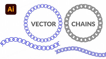 Creating Vector Chains Design in Adobe Illustrator | How to create vector chains | Hello Designer