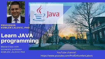 How to define methods in JAVA - Professor Komlen Lalović, Ph.D.