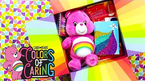 RAINBOW Care Bears Care Package for AUGUST – ft. CHEER Bear!