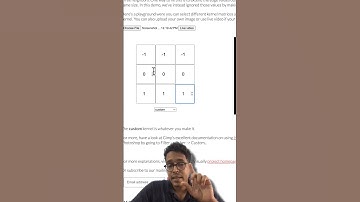 Convolution filters as light rays #computervision #machinelearning #cnn #ai