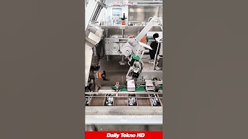 Satisfying Factory Automation ⚙️ #PackagingMachine