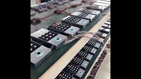 Silver Keypad IP68 Fingerprint Access Control 100mA With WiFi Tuya APP