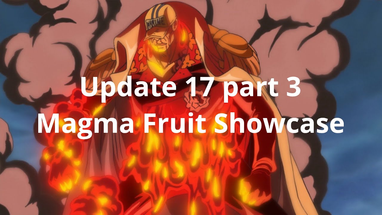 REWORK: Magma Fruit Showcase in Blox Fruits (ROBLOX) 