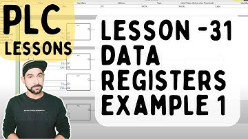 Lesson 31 - PLC Data Register Example 1 (Hindi)