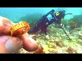 Found Money & Gold Relics BURIED Underwater Metal Detecting BLU3 Nomad & DiveBooster