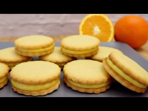Video: Biscotto All'arancia Con Crema Delicata