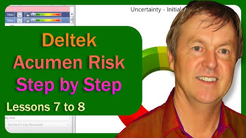 🔰 Deltek Acumen Risk – Step by Step 🔰 Lessons 7 to 8 🔰 Training - Schedule Risk Analysis Made Easy