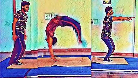 HOW TO DO BACK HANDSPRING |  learn Backhandspring tutorial video in hindi | backflip tutorial video