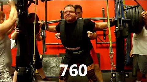 Alan Borden 308 - Powerlifitng Squat Training 10/2...
