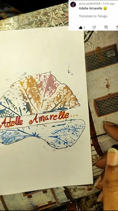 Adella Amarelle || what's your name? comment below 👇 #art