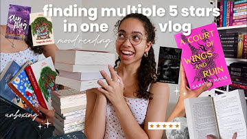 finding MULTIPLE 5 ★ reads in one vlog ?! mood read with me (best reading vlog ever lmao)