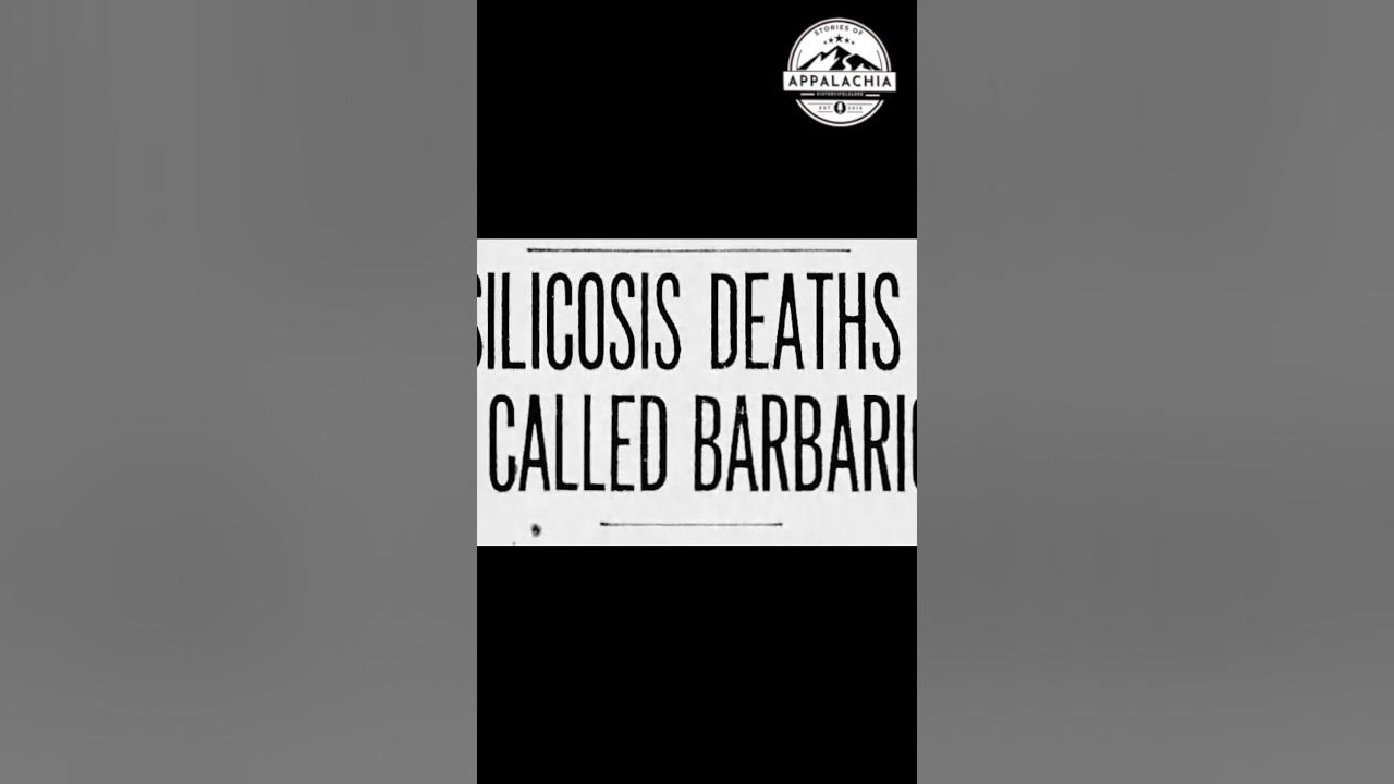 The Hawks Nest Tunnel Disaster YouTube