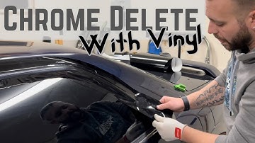Chaser Chrome Delete | How to Vinyl Wrap Window Trim