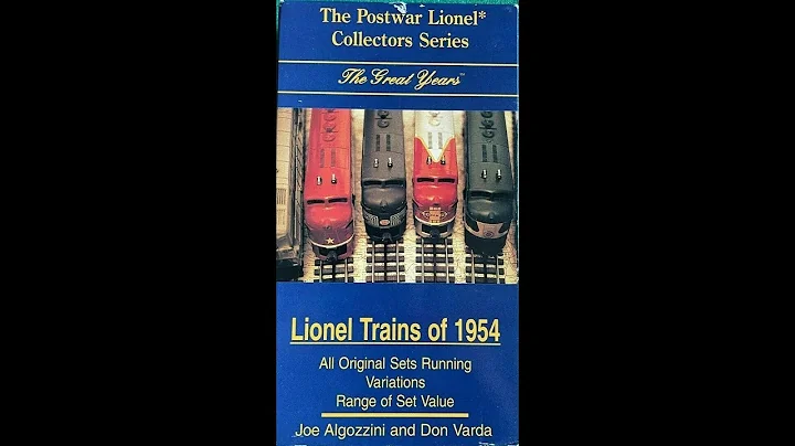 The Postwar Lionel Collectors Series: The Great Years 1954 VHS (1994) RARE Out Of Print #lionel