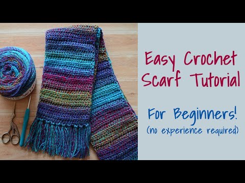 ვიდეო: როგორ Crochet Scarf