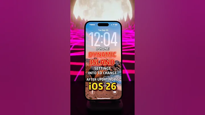 Here's iPhone Dynamic Island settings o into to change after updating to i#iphone#iphonetips#phone