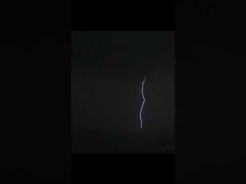 Lighting Strike At Sea