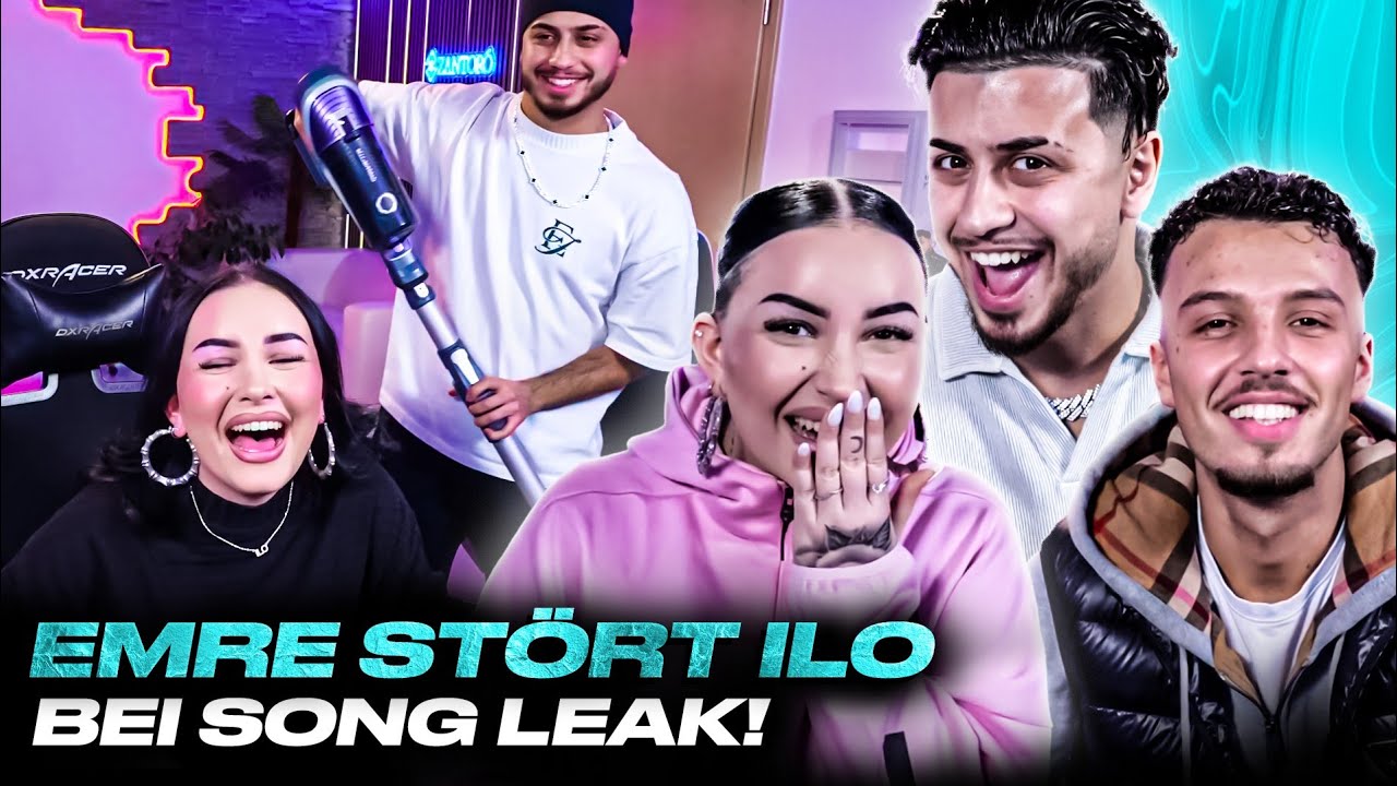 EMRE NERVT ILO MIT STAUBSAUGER 😂 D1no prankt Emre hart mit Muffin! 🌱🔞