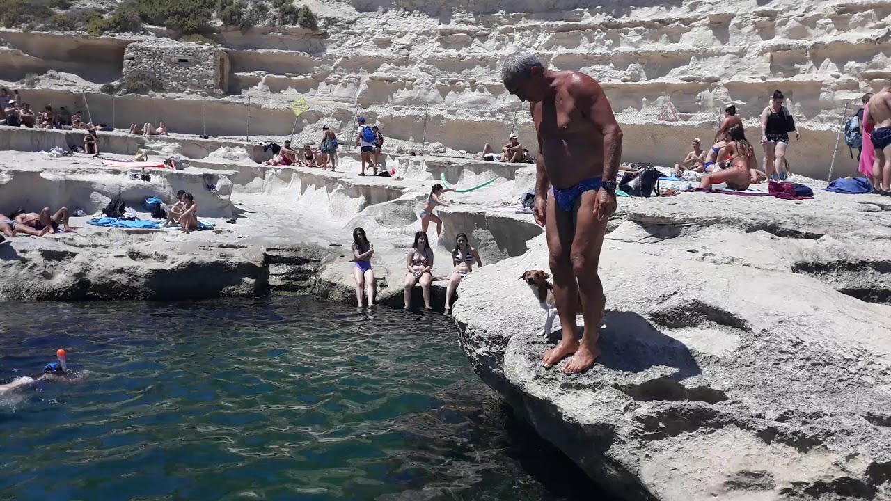 Sun, Splash, and Fun: Carmelo and Tina's Day Out at St. Peter's Pool, Malta!