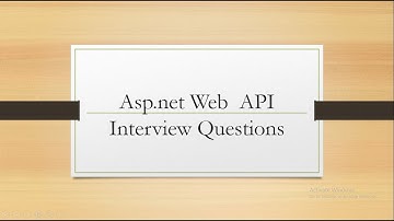WEB API Interviews Questions and Answers