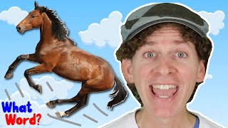 lets say horse what word with matt dream english kids