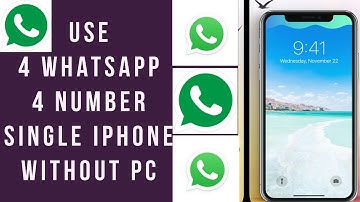 How To Use Multiple WhatsApp On iPhone No Need Jailbreak or PC