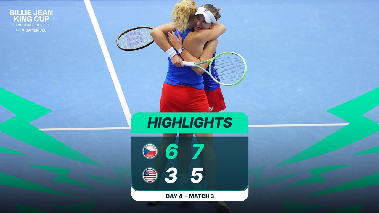 Highlights: Barbora Krejcikova & Katerina Siniakova (CZE) v Danielle Collins & Taylor Townsend (USA)