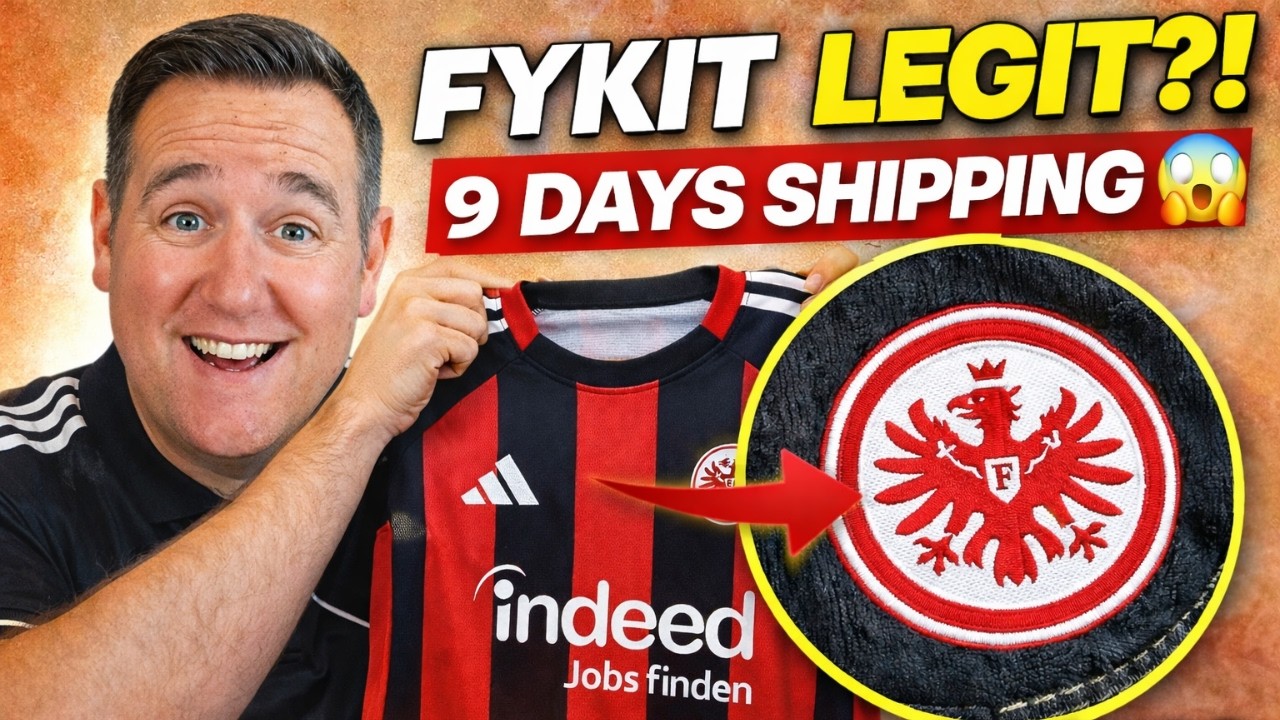 FYKIT.com First Time Review – Eintracht Frankfurt 25/26 Home Shirt (9 Days Shipping!)