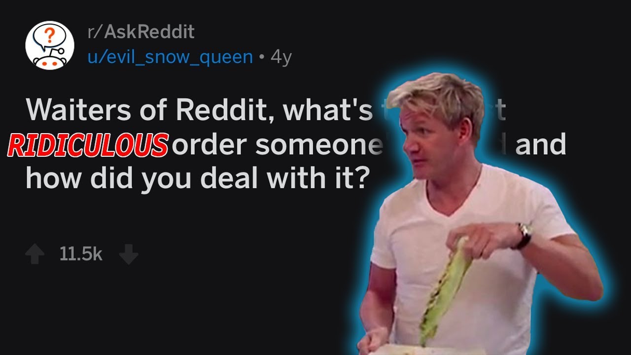 "Special Requests" At Restaurants That Are Too RIDICULOUS To Believe