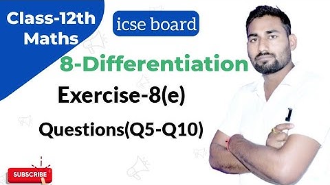 Class 12 Maths | Differentiation | Derivatives of ITF | Ch-8 | Ex-8(f) Q1 to Q7 OP Malhotra