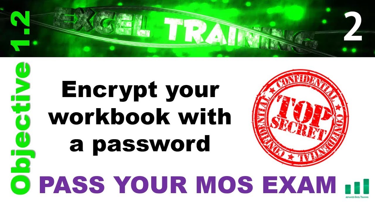 encrypt workbook with password
