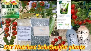 How to make Nutrient Solution for plants in Simple ways, Simply Gardening
