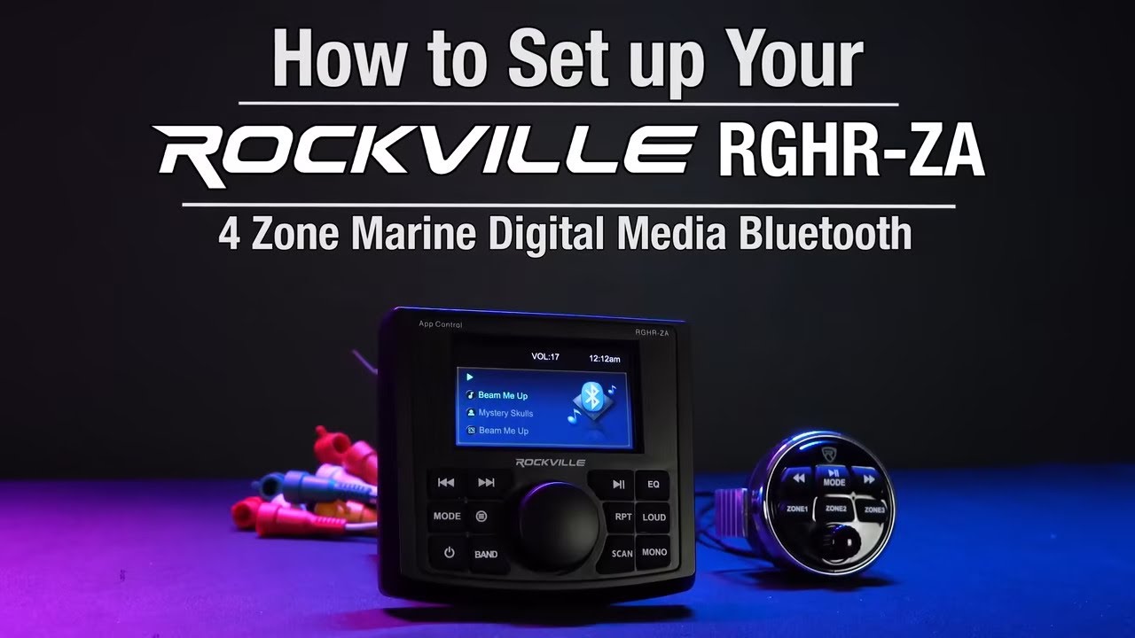 How To Set Up Your Rockville RGHR-ZA 4 Zone Marine Gauge Hole Receiver