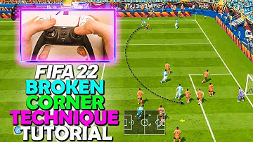 This CORNER TECHNIQUE is BROKEN in FIFA 22 | BROKEN CORNER TUTORIAL | FIFA 22 CORNER TAKING TUTORIAL
