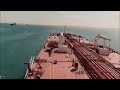 TRANSITING SUEZ CANAL SOUTH BOUND .TIME LAPSE