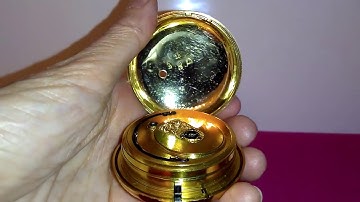 How To Open A paired Case Fusee Pocket Watch / Joseph Jonson Liverpool Pocket Watch (SOLD OUT )