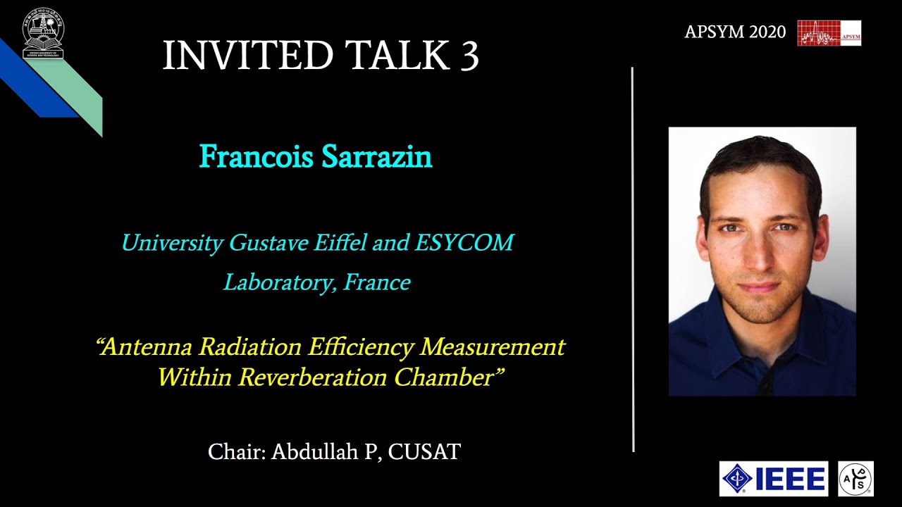 Antenna Radiation Efficiency within Reverberation Chamber | Francois Sarrazin | APSYM 2020 Day 1