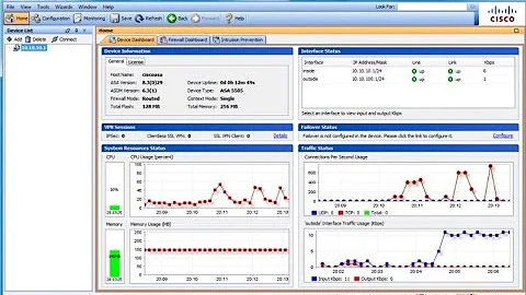 Cisco ASDM : Configure Internet Access on Cisco ASA 5520 by GUI