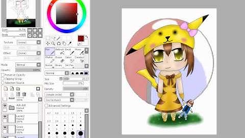 How to use layers in paint tool sai