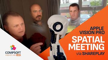 Apple Vision Pro Spatial Meeting using SharePlay