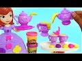 Plastilina Play Doh y la Princesa Sofia(juego del té)en español
