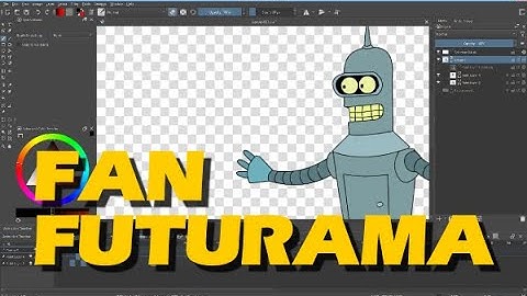 Fan Futurama - #Krita Animation #Tahoma2D Animation #OpenToonz Animation
