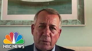 Former Speaker Boehner Discusses GOP's Future, U.S. Political Division | NBC Nightly News Former Speaker Boehner Discusses GOP's Future, U.S. Political Division | NBC Nightly News
