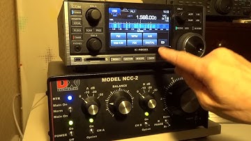 Icom IC-R8600 & NCC-2 Noise cancelling from DXE