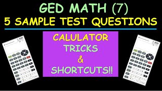 GED Math: 5 Sample Test Questions with Calculator Tricks (7)