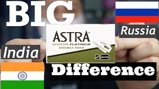 Astra SP India Vs. Russia - Surprising Performance Gap