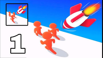 Rocket Run Gameplay Walkthrough || Level 1-10 || Part 1 || {Android} By Honey Comb Games