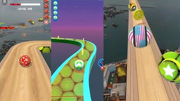 SKY ROLLING BALL 3D GAMEPLAY VS GOING BALLS SPEED RUN, ANDROID MOBILE GAME, WALKTHROUGH IOS GAMES