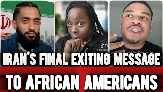 Iran SENDS a SWEET Message To African Americans That Left Trump & White America SCATTERED & SCARED. 